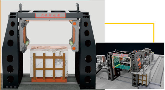 High Output Super Thin 0.5mm Diamond Wire Saw Machine For Marble Block Cutting